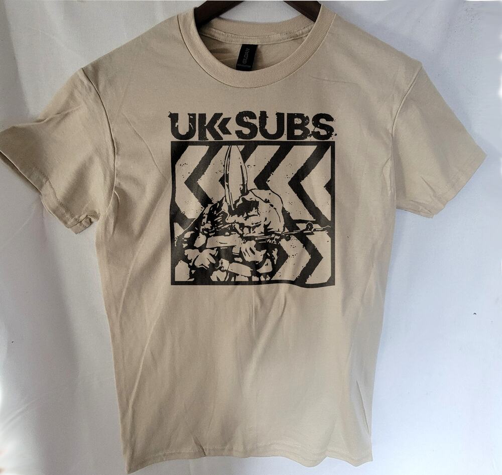 UK subs band t shirt Size Small Cream